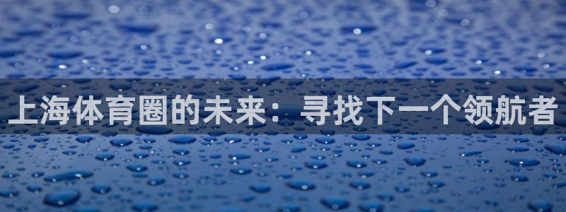 米兰体育客服：上海体育圈的未来：寻找